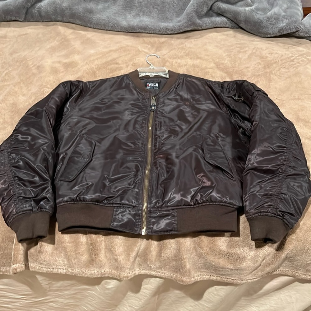 Brown bomber jacket by South Pole. Vintage. New! Tags on! Extra large